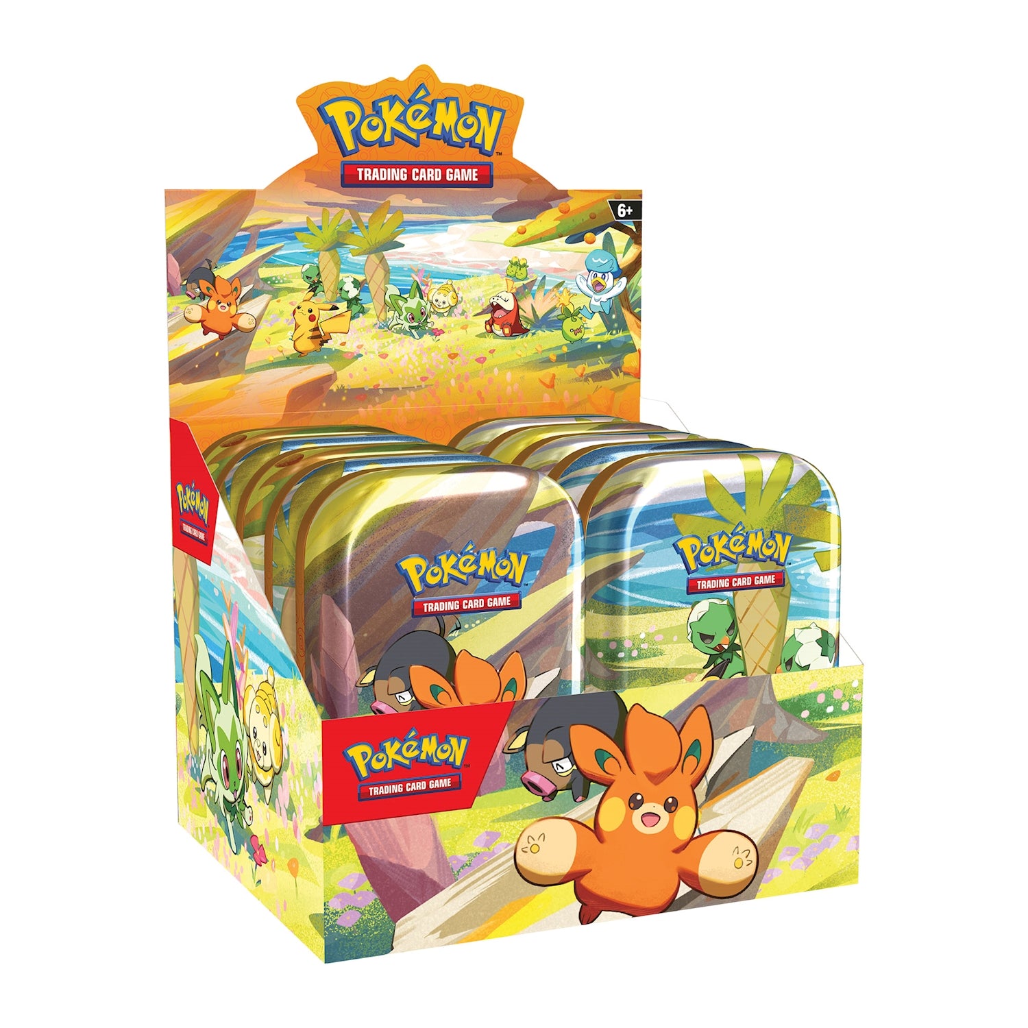 PRE-ORDER POKÉMON MINI TIN BOX DISPLAY - PALDEA PAL - DE