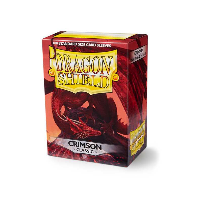 DRAGON SHIELD STANDARD SLEEVES - CRIMSON (100 STK.)