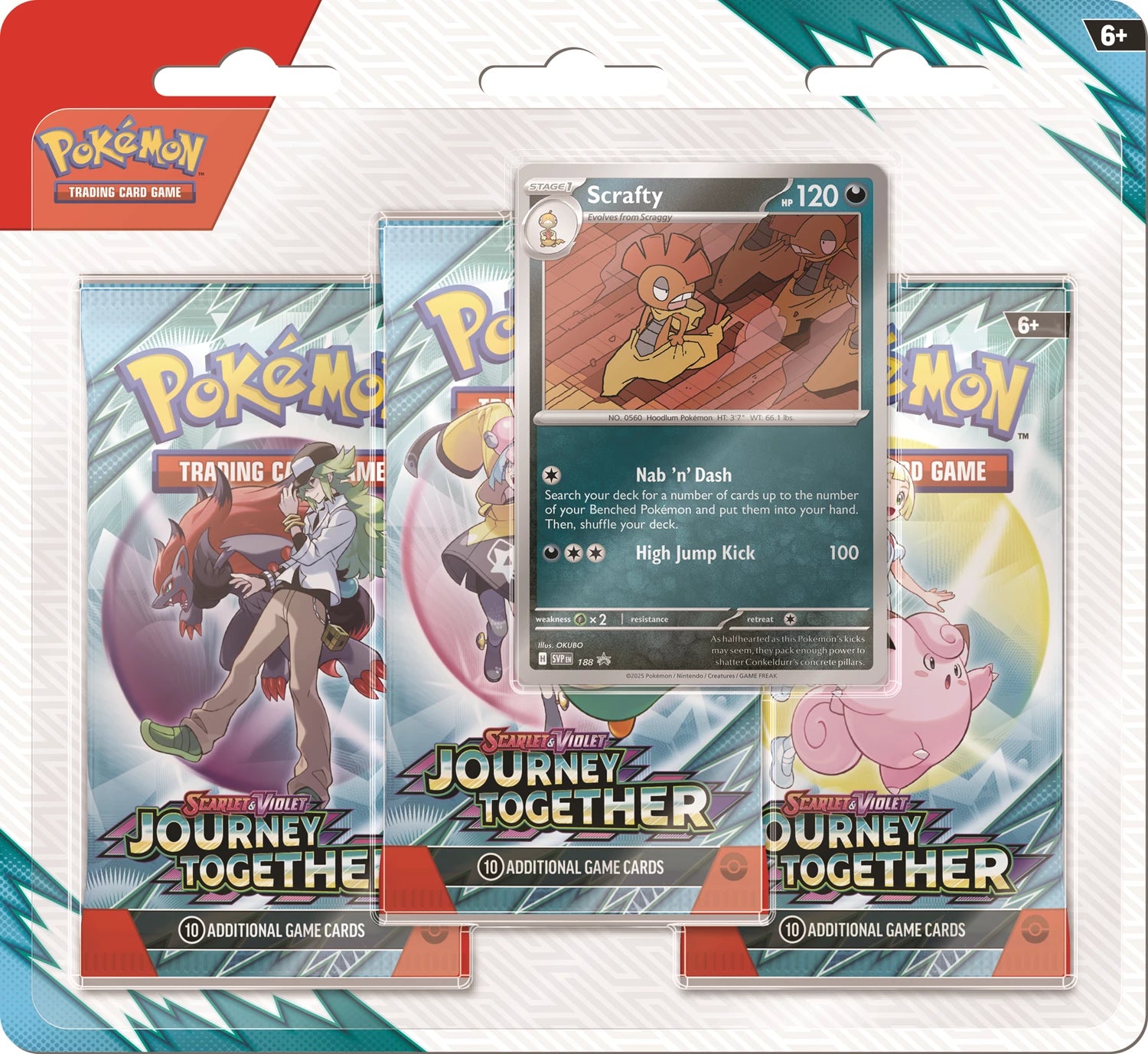 POKÉMON 3-PACK BLISTER SCARLET & VIOLET: JOURNEY TOGETHER