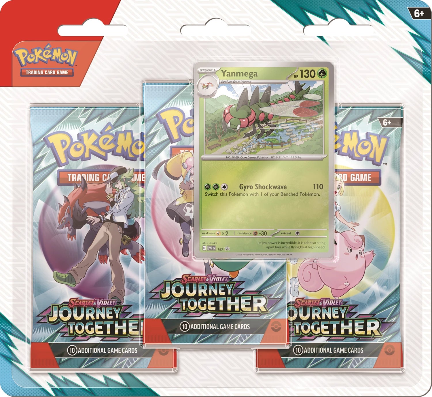 POKÉMON 3-PACK BLISTER SCARLET & VIOLET: JOURNEY TOGETHER