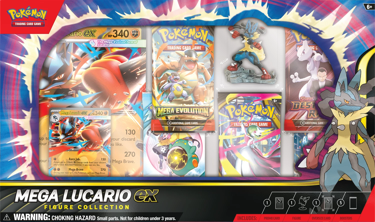 POKÉMON MEGA LUCARIO EX FIGURE COLLECTION