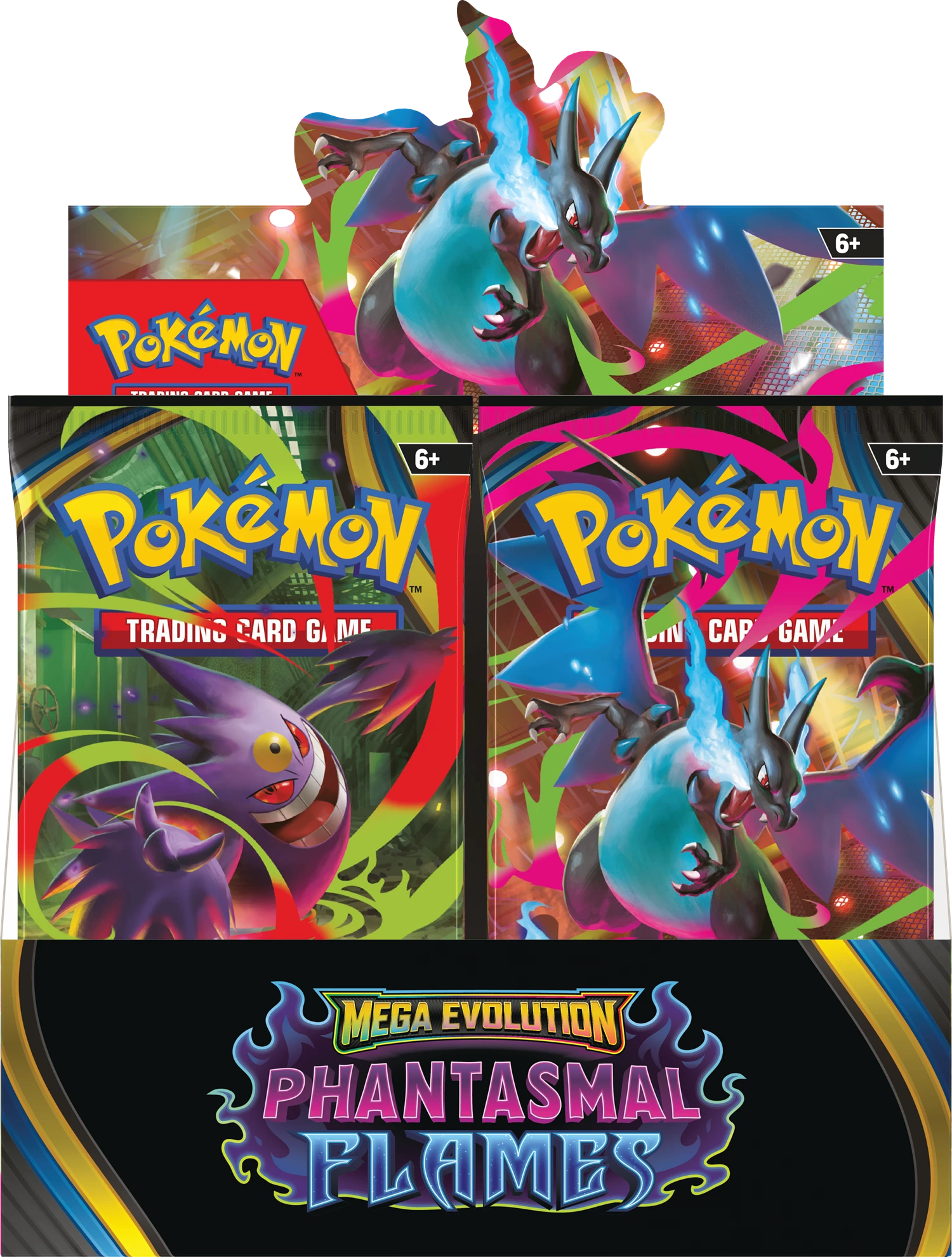 PRE-ORDER: POKÉMON DISPLAY: MEGA EVOLUTION PHANTASMAL FLAMES