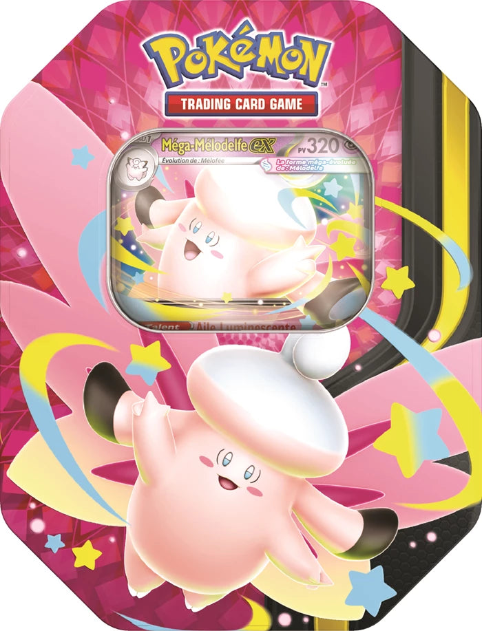 PRE-ORDER: POKÉMON TIN BOX: MÉGA CLAIR DE LUNE EX -FR-