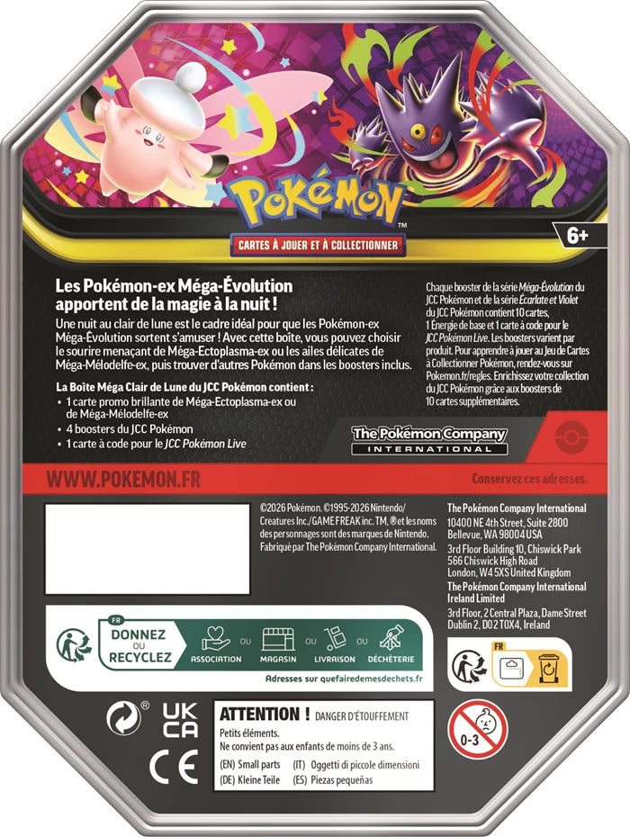 PRE-ORDER: POKÉMON TIN BOX: MEGA LUNAR CANOPY EX -FR-