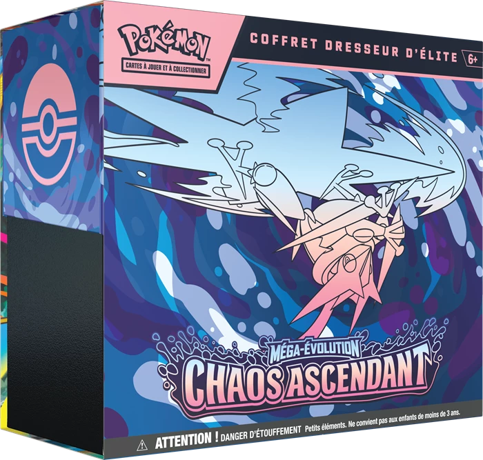 PRE-ORDER: POKÉMON ETB MÉGA-ÉVOLUTION CHAOS ASCENDANT -FR-