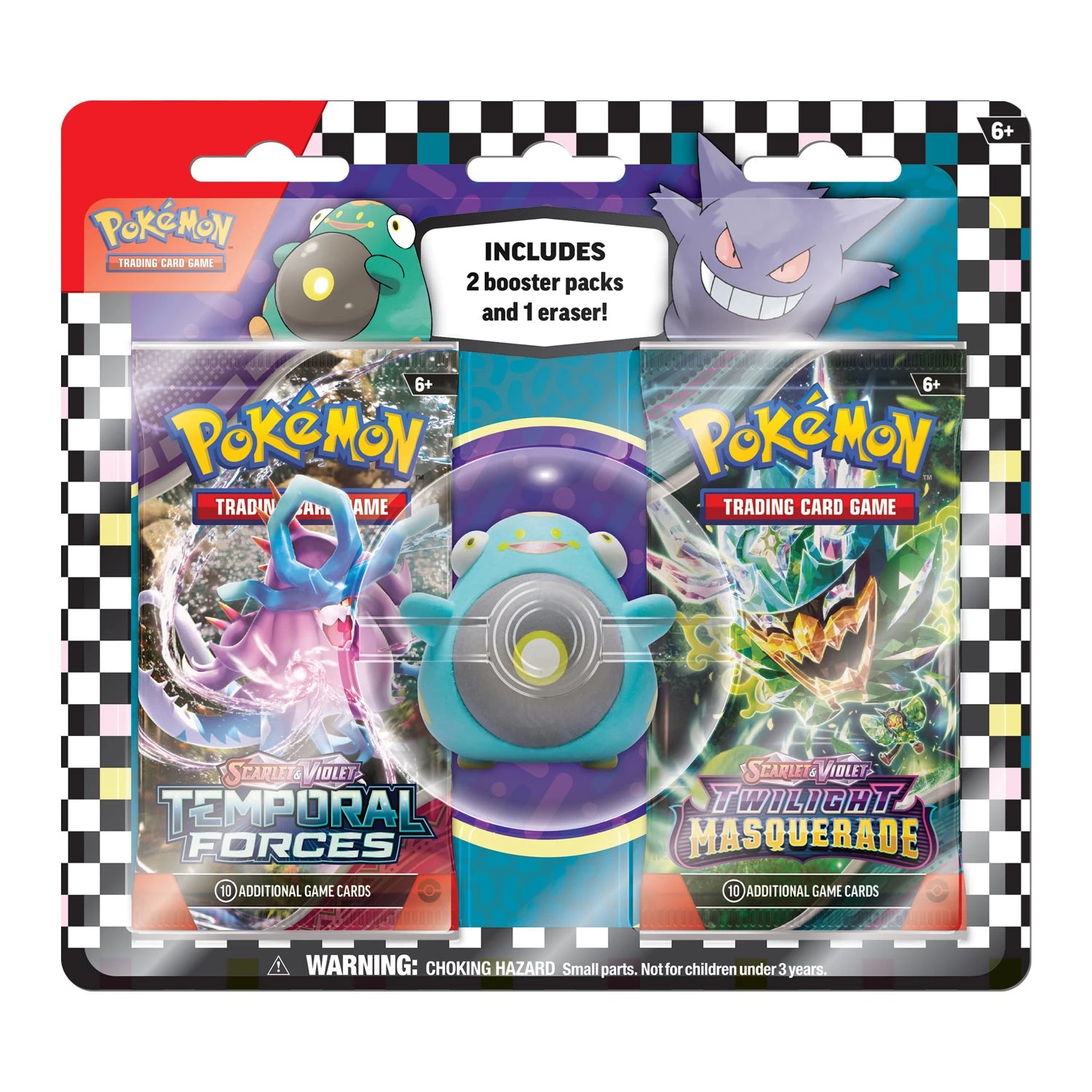 POKÉMON BACK TO SCHOOL 24 ERASER BLISTER