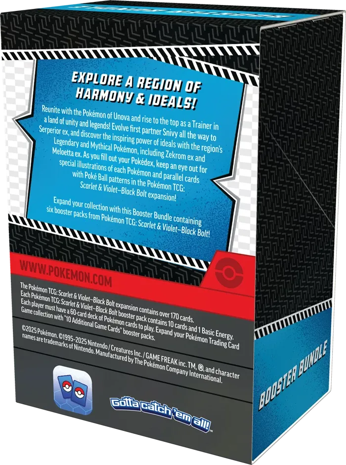 POKÉMON BOOSTERBUNDLE SCARLET & VIOLET: BLACK BOLT