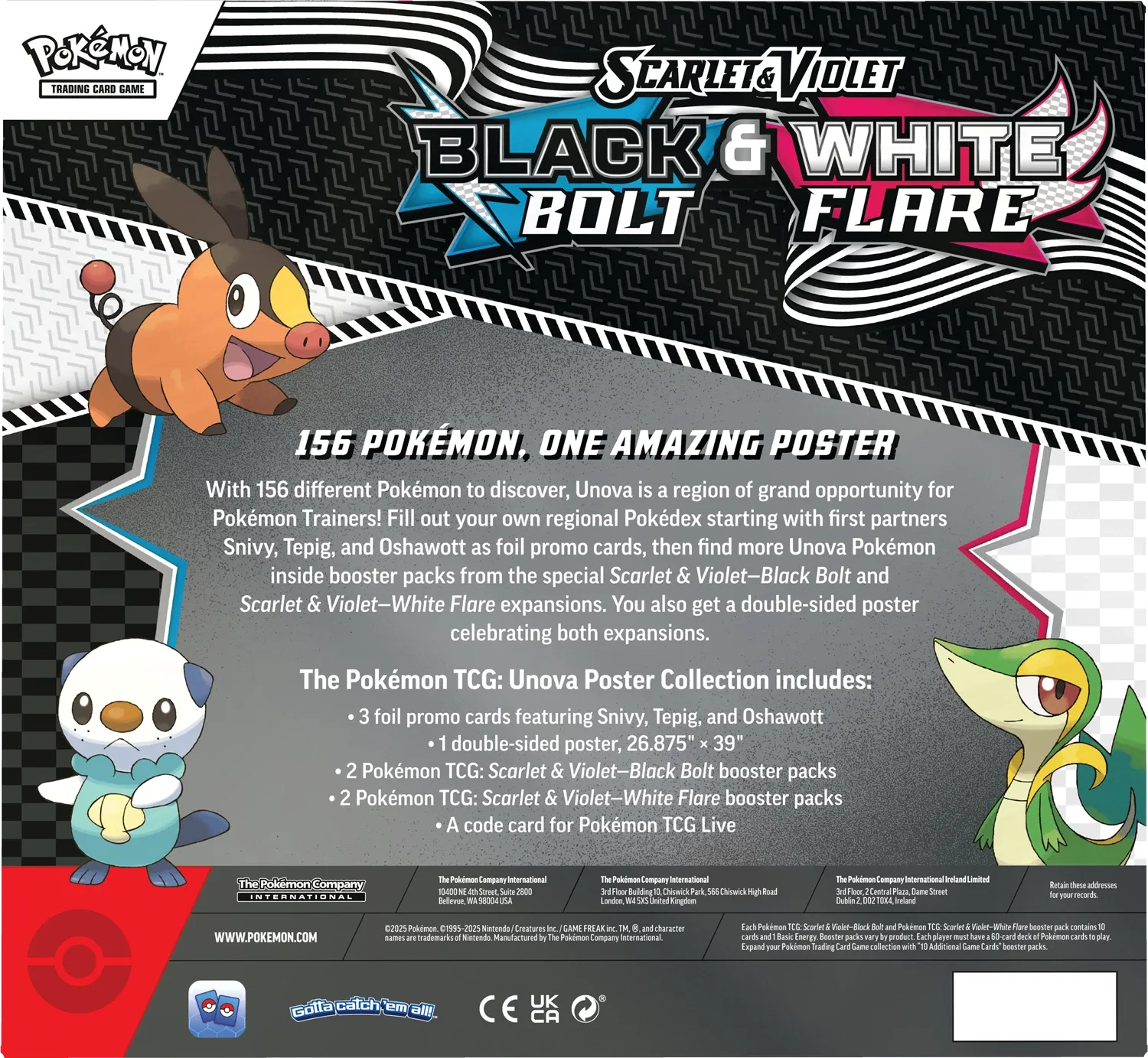POKÉMON POSTER COLLECTION SCARLET & VIOLET: BLACK BOLT & WHITE FLARE