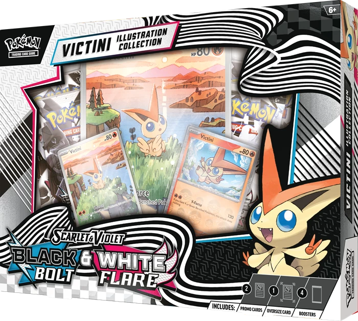 POKÉMON VICTINI ILLUSTRATION COLLECTION SCARLET & VIOLET: BLACK BOLT & WHITE FLARE