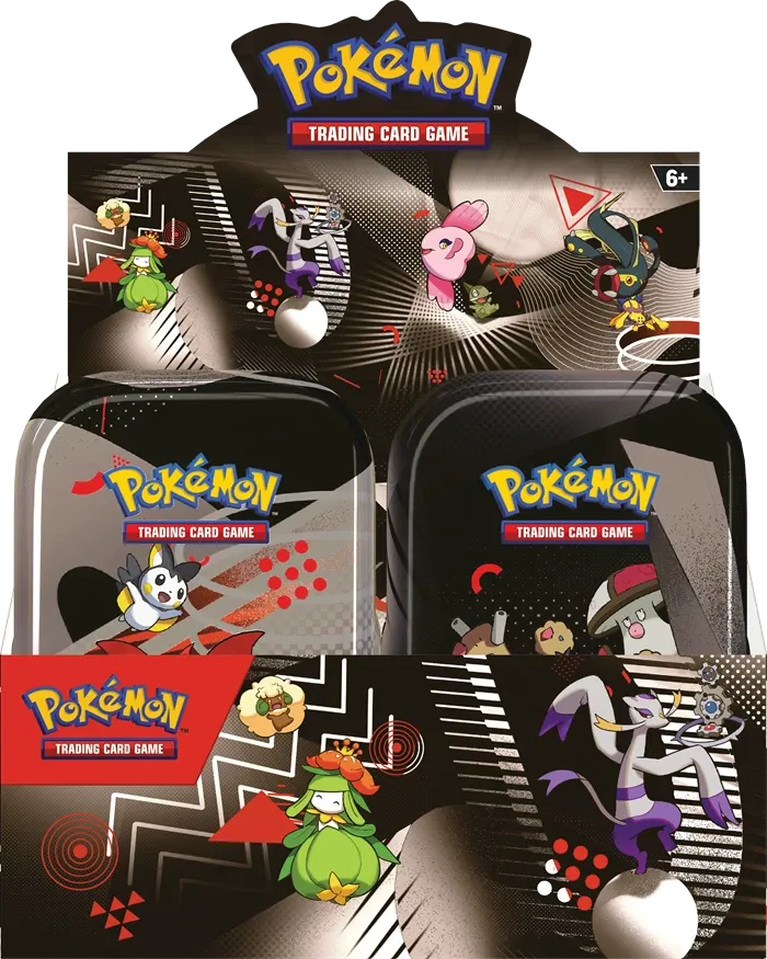 POKÉMON MINI TIN BOX: BLACK BOLT AND WHITE FLARE