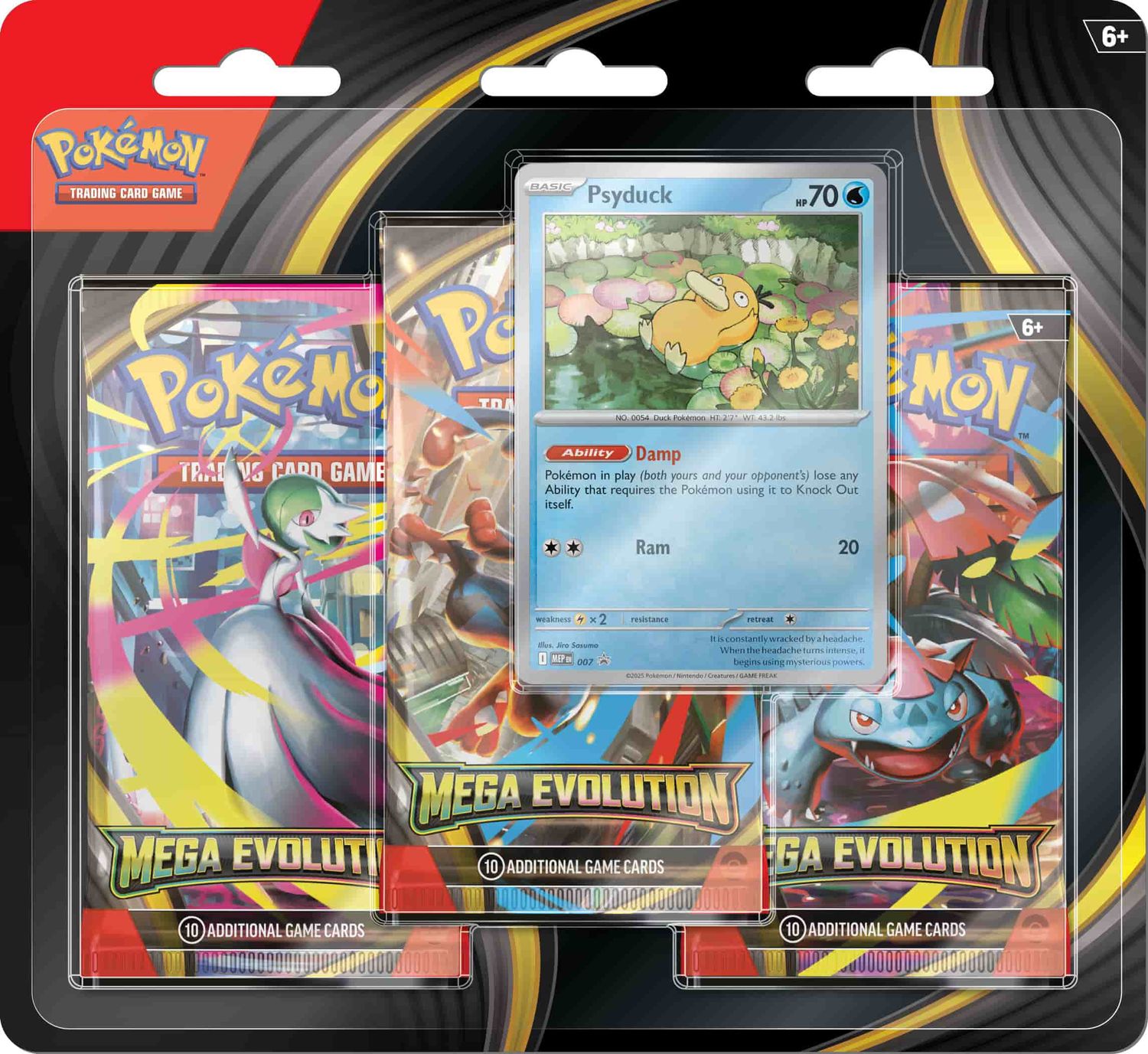 POKÉMON 3-PACK BLISTER MEGA EVOLUTIONS