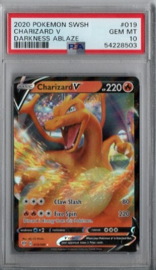 2020 CHARIZARD V #019 - PSA 10