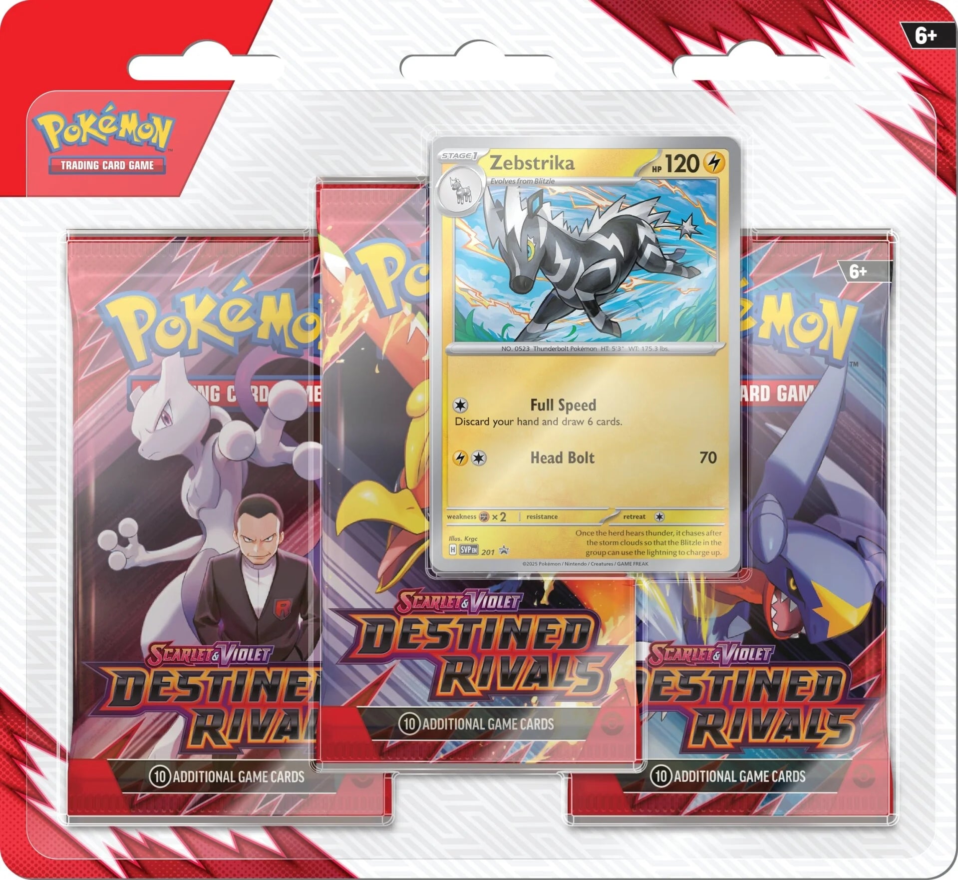 PRE-ORDER POKÉMON 3-PACK BLISTER SCARLET & VIOLET: DESTINED RIVALS