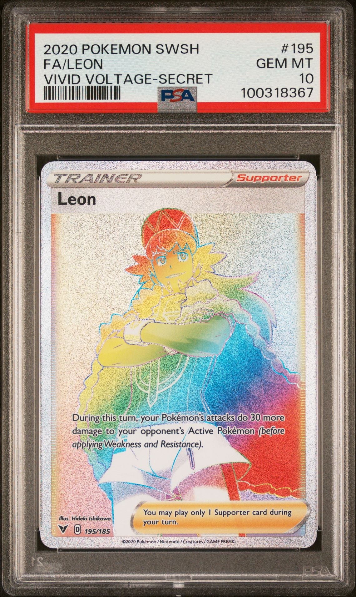 2020 LEON #195 - PSA 10