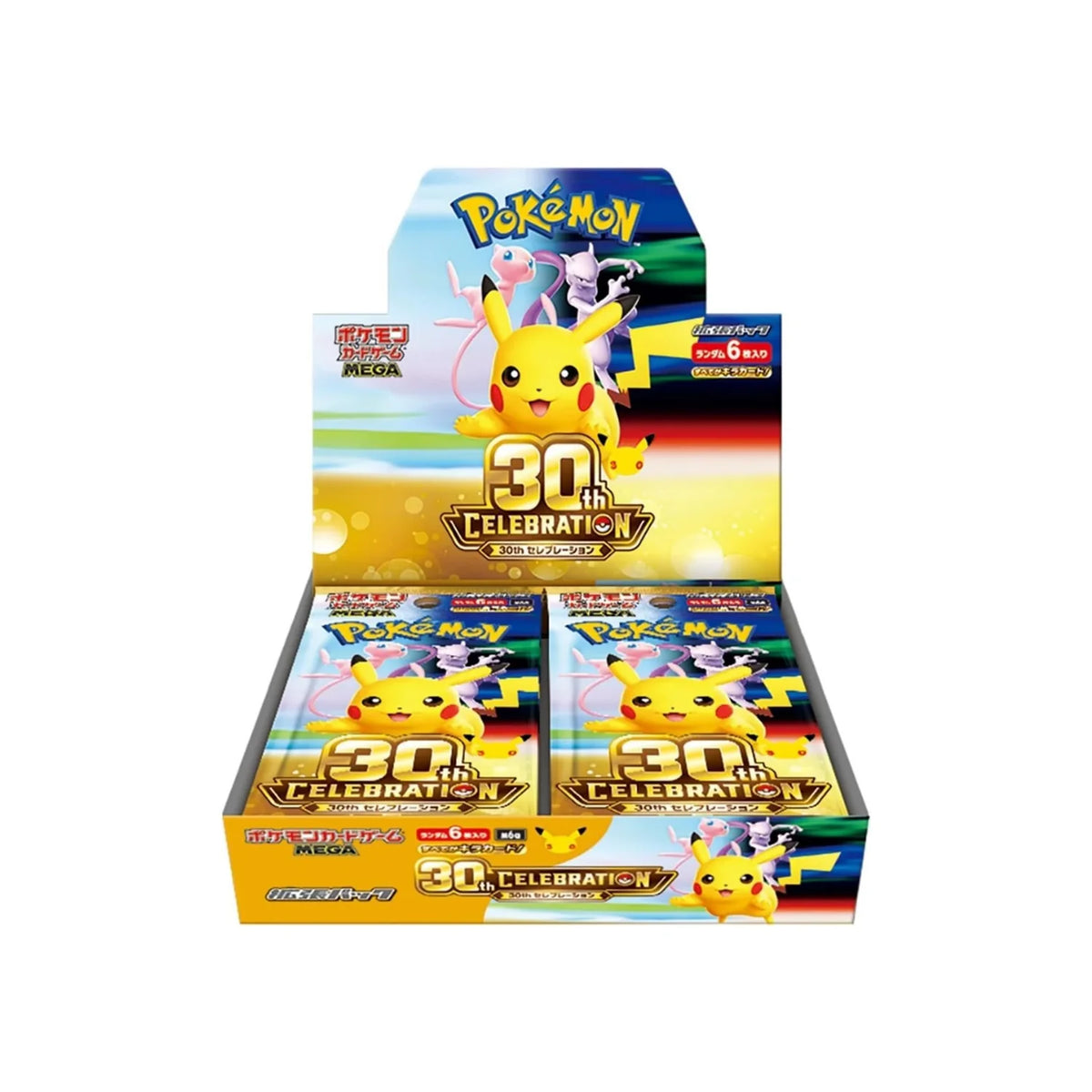 PRE-ORDER: POKÉMON 30th CELEBRATION DISPLAY -JP-