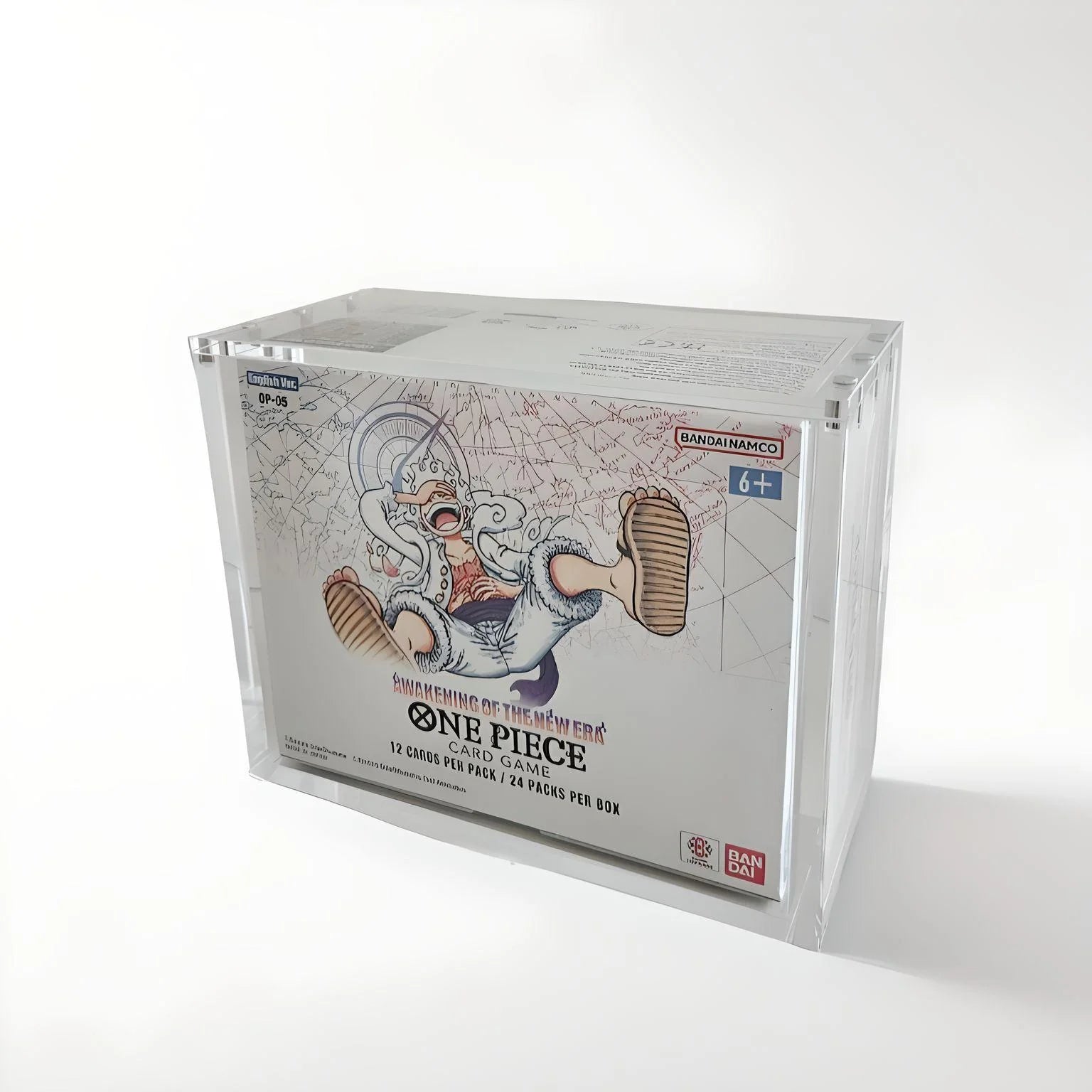 ACRYLIC CASE FOR ONE PIECE OP04-0P10 BOOSTER BOX ACRYLIC CASE FOR ONE PIECE OP04-0P10 BOOSTER BOX