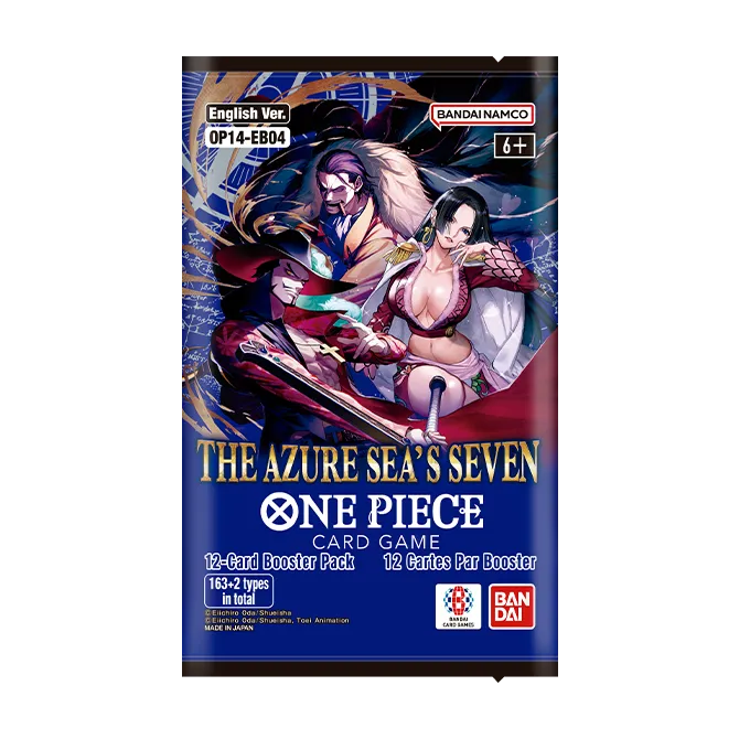 ONE PIECE OP14 DISPLAY: THE AZURE SEA'S SEVEN -EN-