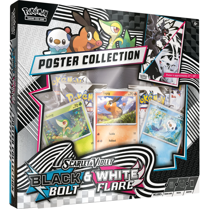 POKÉMON POSTER COLLECTION SCARLET & VIOLET: BLACK BOLT & WHITE FLARE