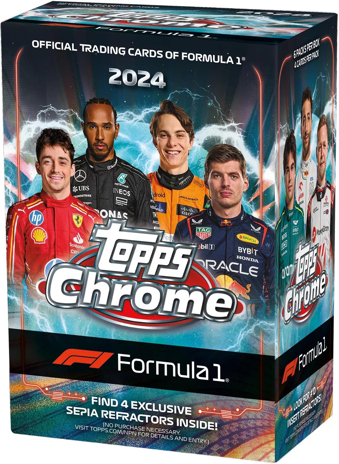 2024 TOPPS CHROME FORMULA 1 RACING : BLASTER BOX VALUE