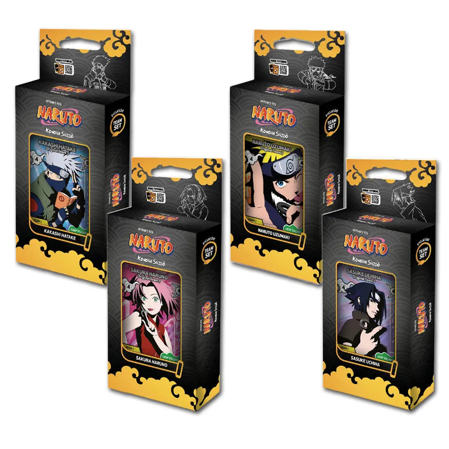 NARUTO MYTHOS TCG KONOHA SHIDO TEAM SET