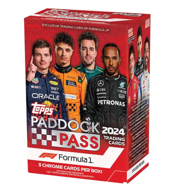 2024 TOPPS PADDOCK PASS FORMULA 1 : COFFRET À VALEUR AJOUTÉE