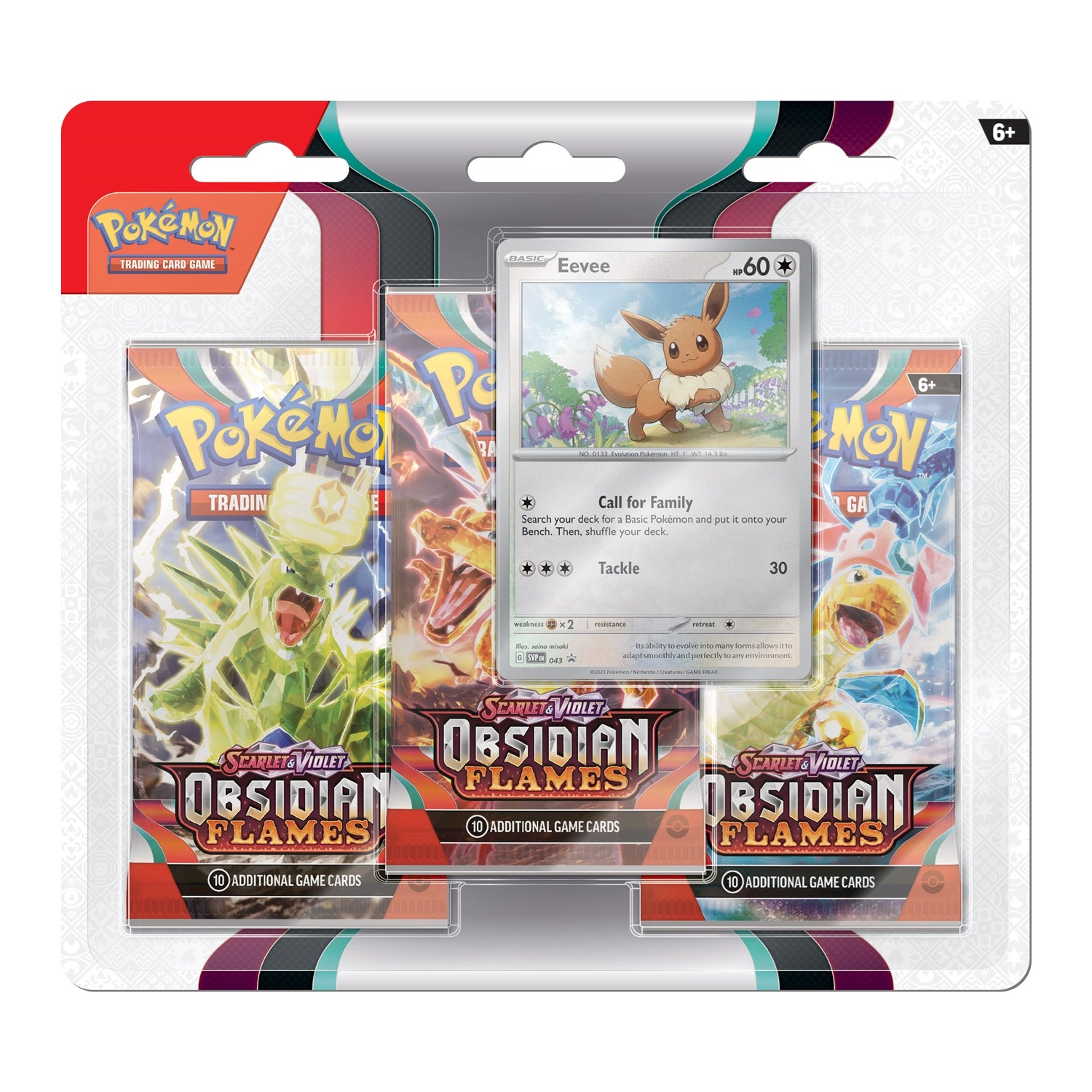 POKÉMON 3-PACK BLISTER SCARLET & VIOLET: OBSIDIAN FLAMES