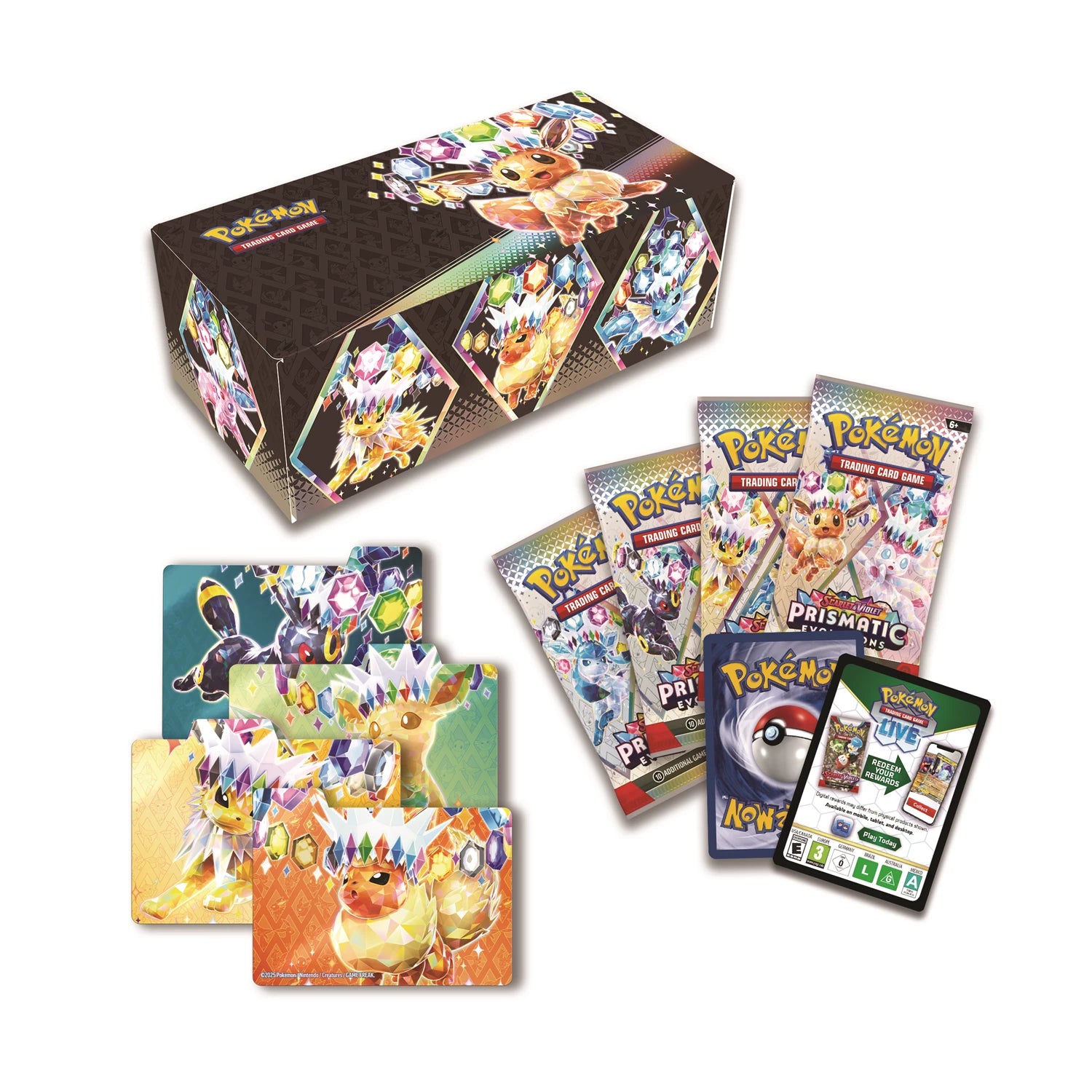 PRE-ORDER POKÉMON SURPRISE BOX SCARLET & VIOLET: PRISMATIC EVOLUTIONS