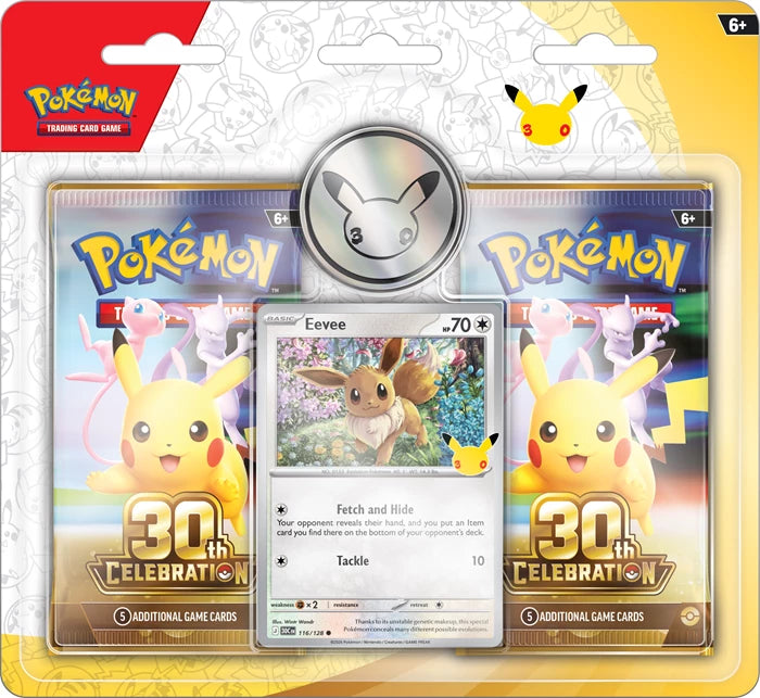 PRE-ORDER: POKÉMON 2-PACK BLISTER 30TH CELEBRATIONS -EN-