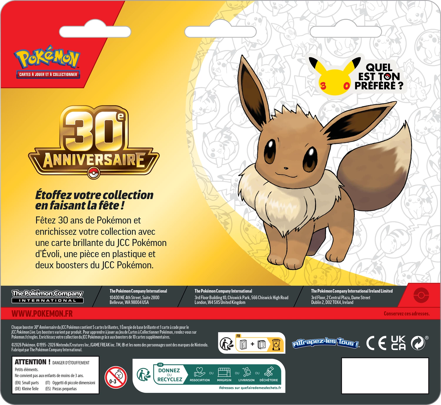 PRE-ORDER: POKÉMON 2-PACK BLISTER 30TH CELEBRATIONS -FR-