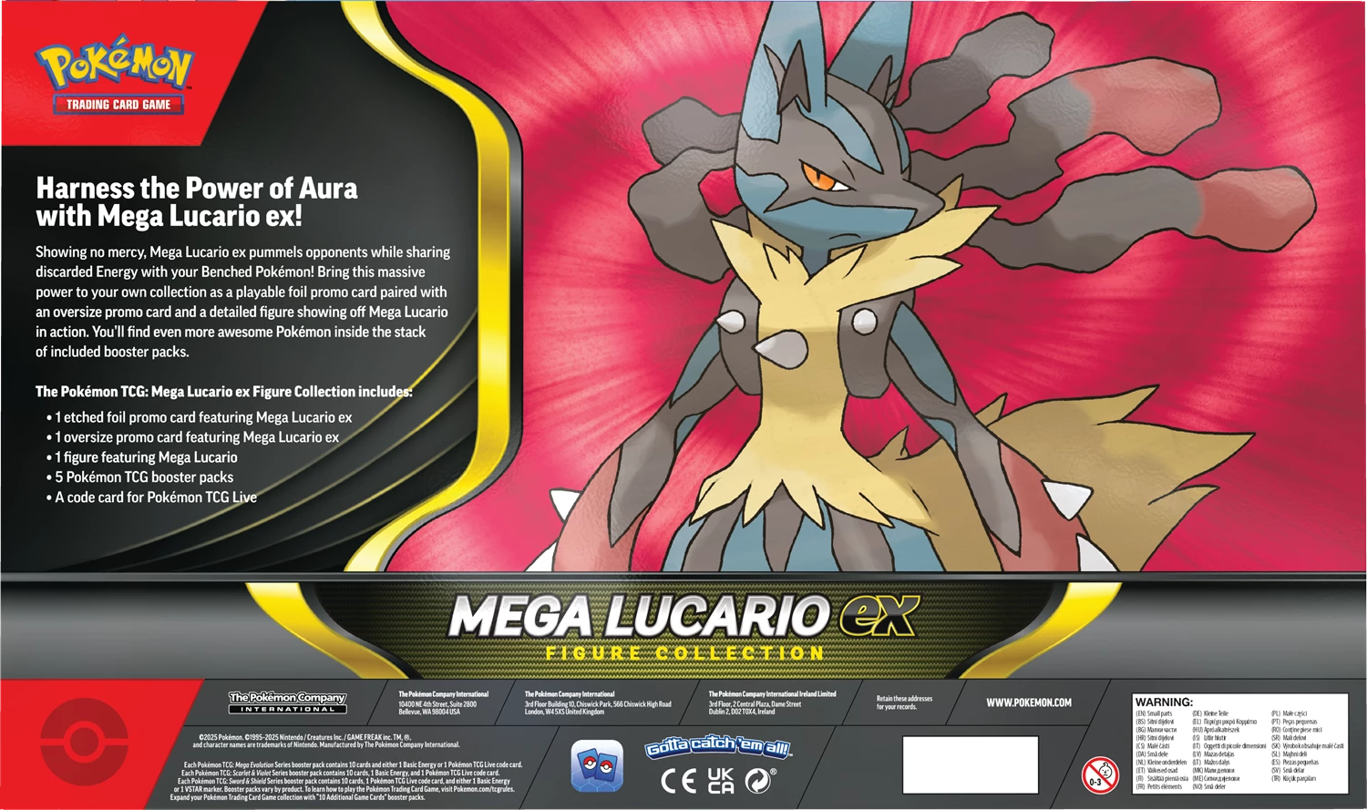 POKÉMON MEGA LUCARIO EX FIGURE COLLECTION