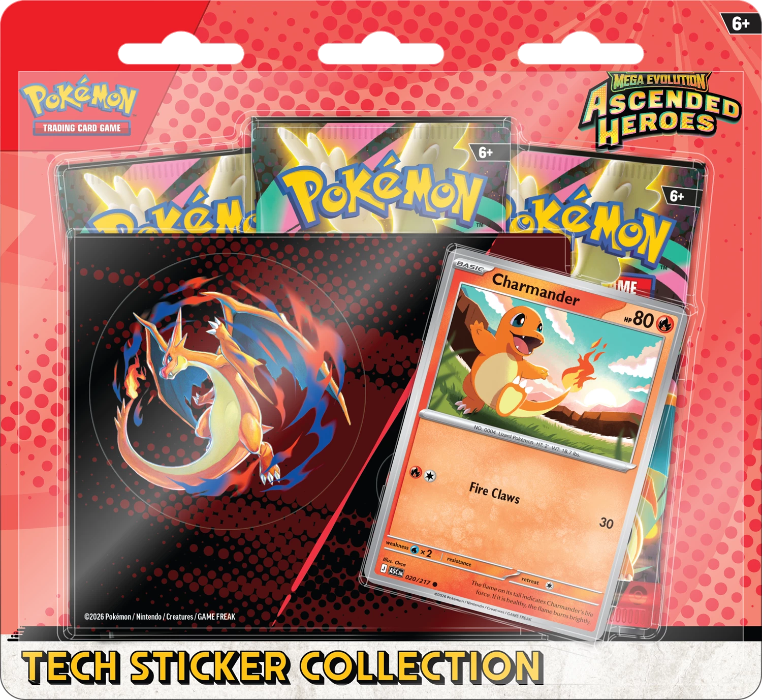 PRE-ORDER: POKÉMON TECH-STICKER COLLECTION MEGA EVOLUTION: ASCENDED HEROES