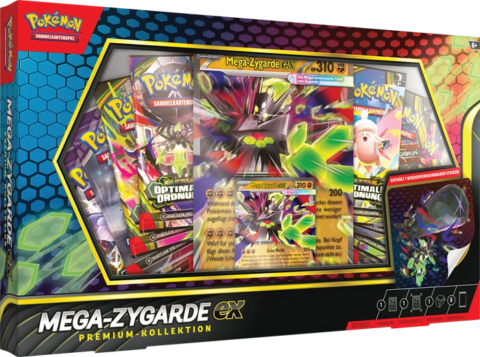 POKÉMON MEGA EVOLUTION: MEGA ZYGARDE EX PREMIUM KOLLEKTION -DE-