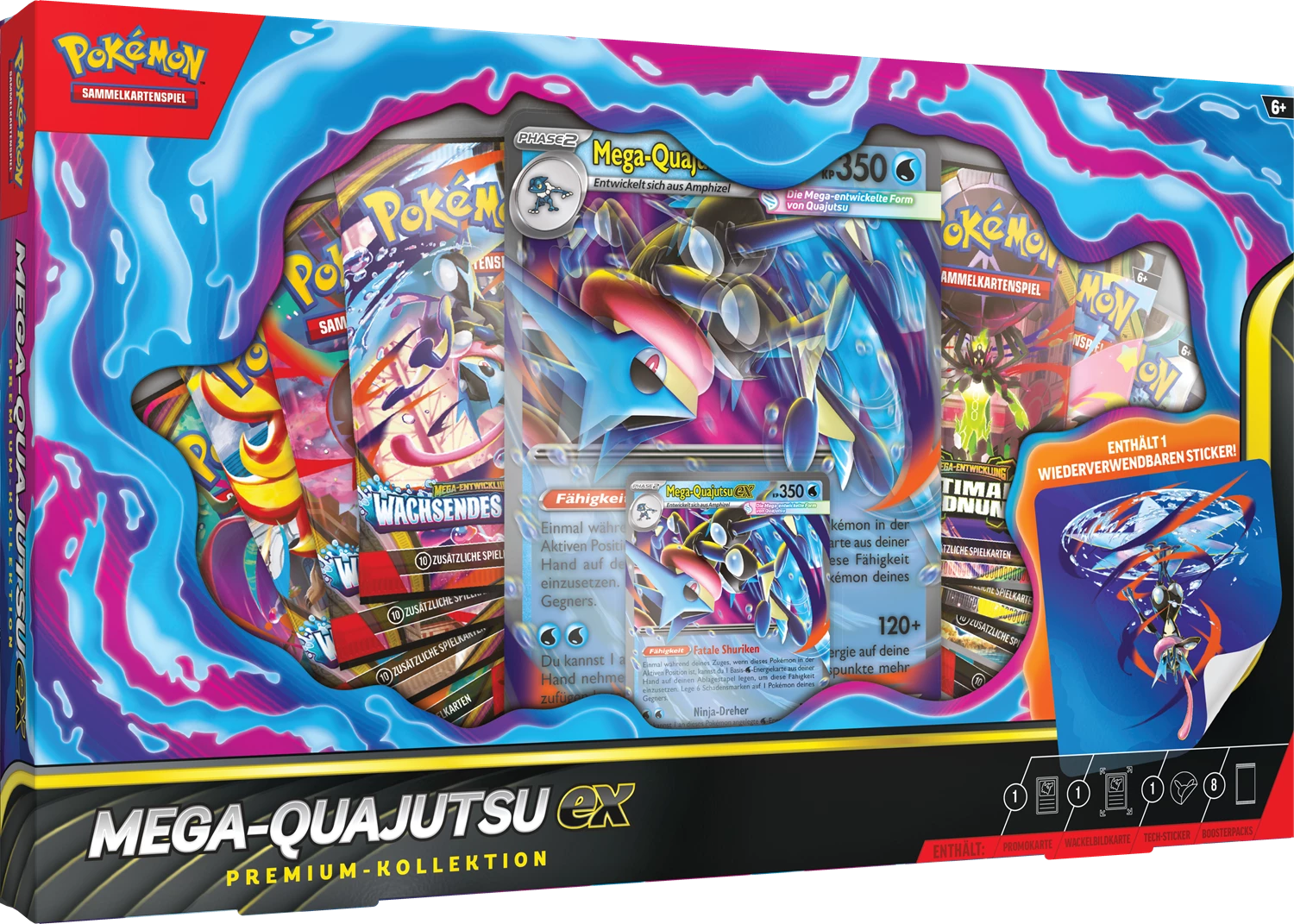 POKÉMON MEGA EVOLUTION: MEGA-QUAJUTSU EX PREMIUM COLLECTION -DE-