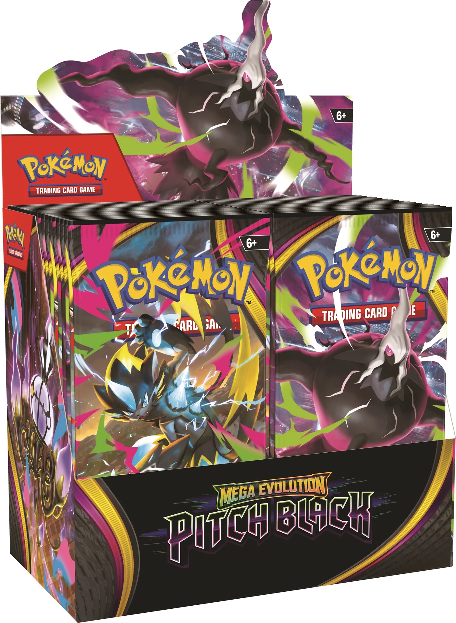 PRE-ODER: POKÉMON DISPLAY: MEGA EVOLUTION: PITCH BLACK -EN-