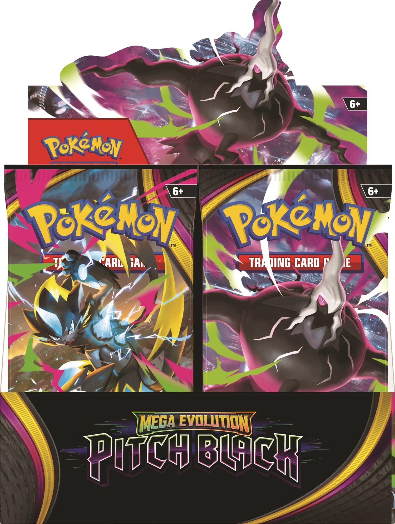 PRE-ODER: POKÉMON DISPLAY: MEGA EVOLUTION: PITCH BLACK -EN-