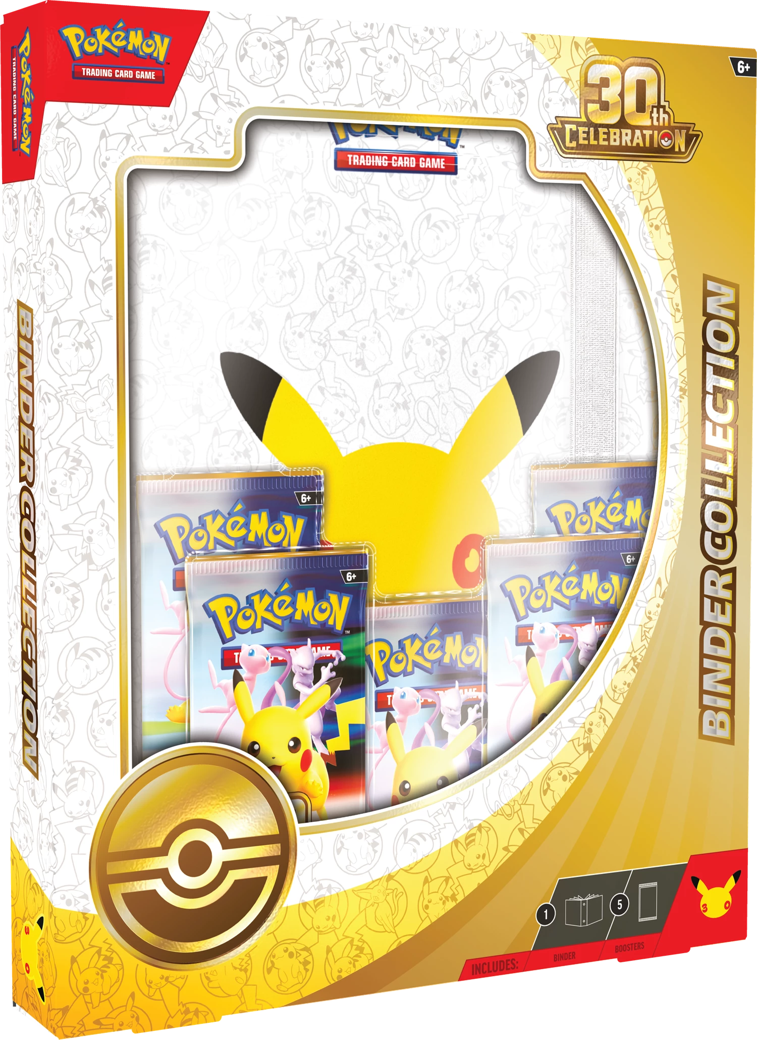 PRE-ORDER: POKÉMON BINDER COLLECTION 30TH CELEBRATIONS -EN-