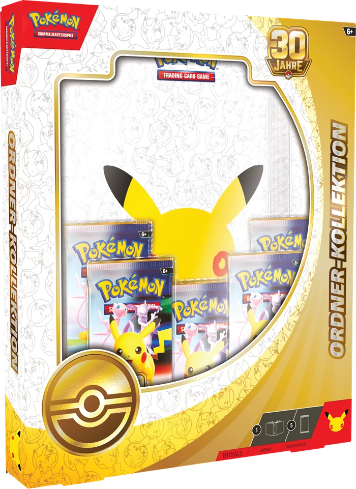 PRE-ORDER: POKÉMON BINDER COLLECTION 30TH CELEBRATIONS -DE-