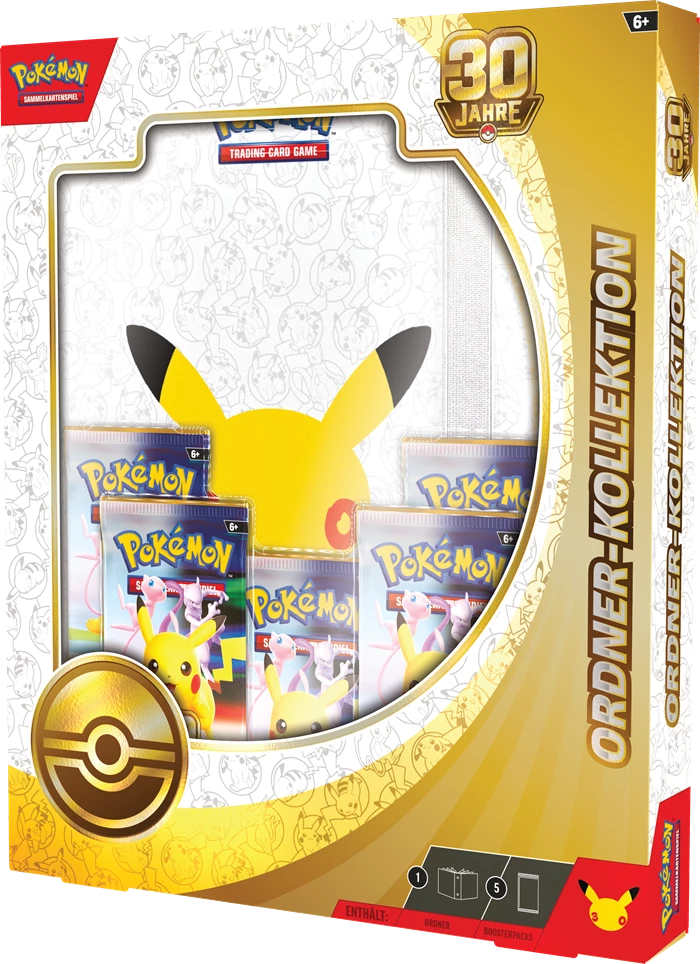 PRE-ORDER: POKÉMON BINDER COLLECTION 30TH CELEBRATIONS -DE-