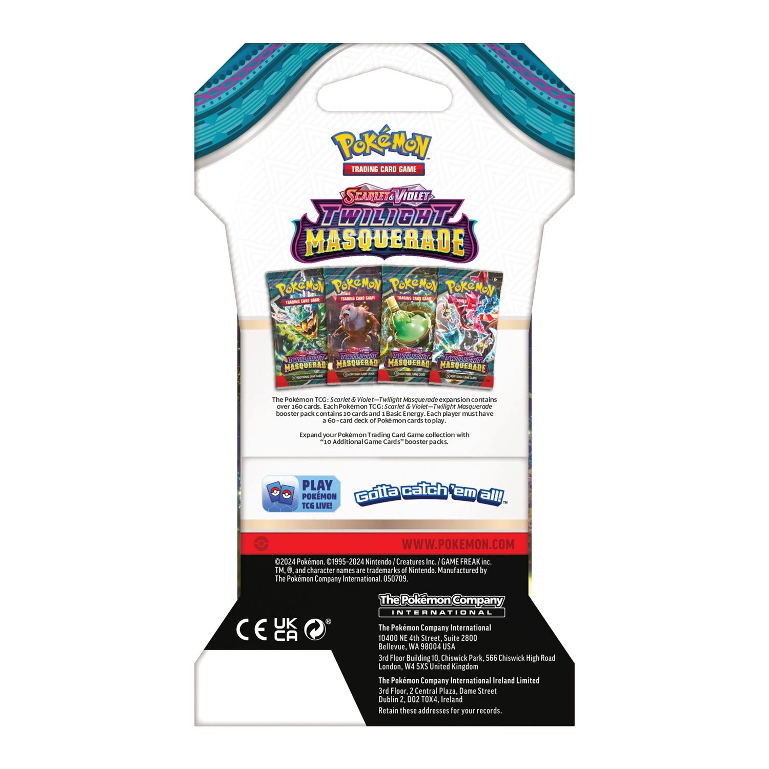 POKÉMON SLEEVED BOOSTER SCARLET & VIOLET: TWILIGHT MASQUERADE