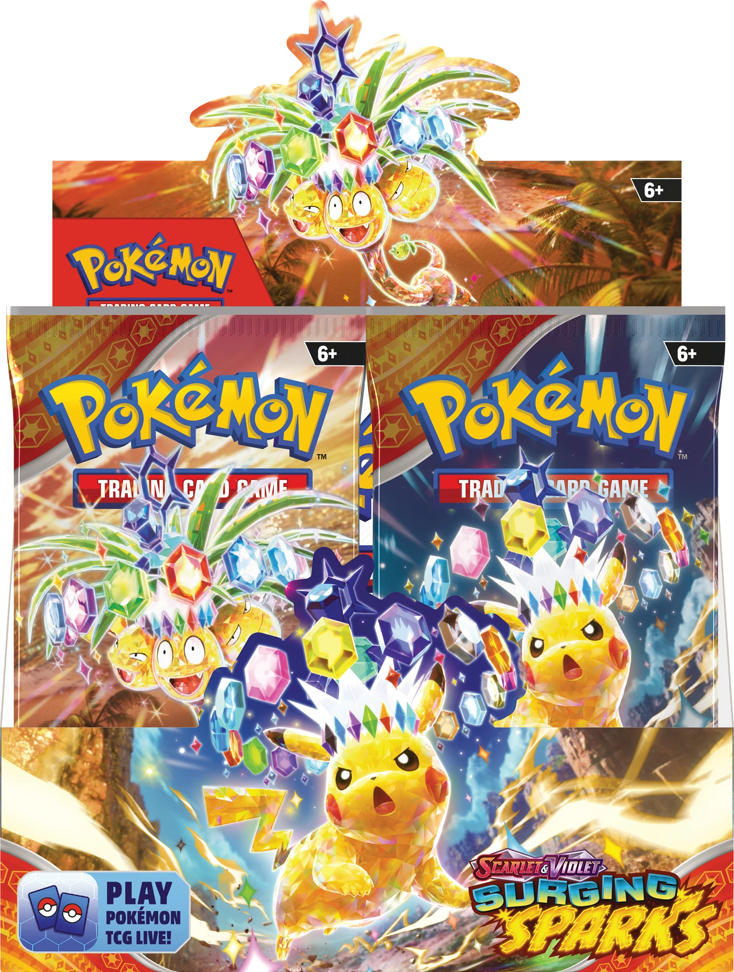 PRE-ORDER POKÉMON DISPLAY SCARLET & VIOLET: SURGING SPARKS