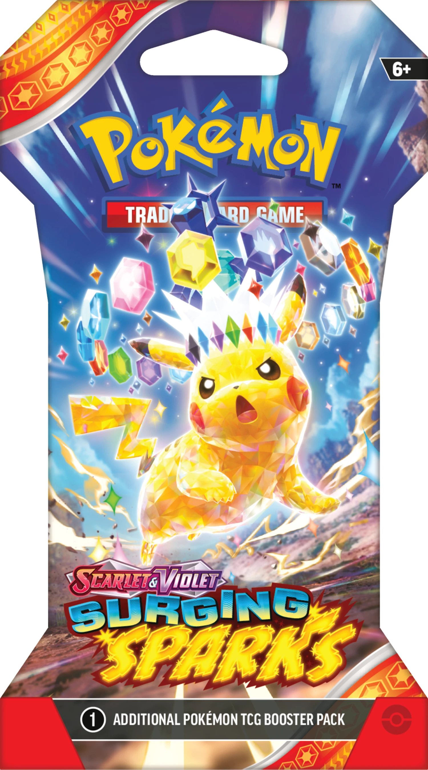 PRE-ORDER POKÉMON SLEEVED BOOSTER SCARLET & VIOLET: SURGING SPARKS