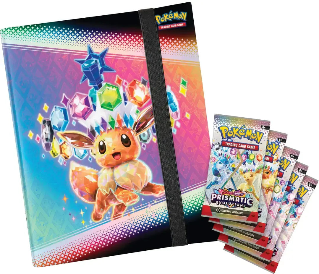 PRE-ORDER POKÉMON 9-POCKET COLLECTION SCARLET & VIOLET: PRISMATIC EVOLUTIONS