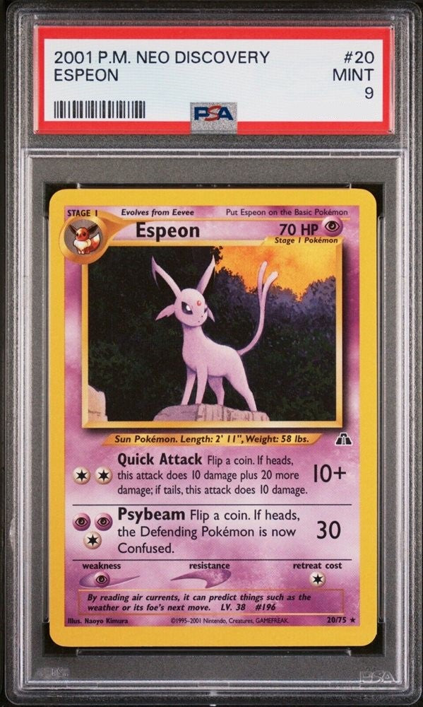 2001 ESPEON #020 - PSA 9