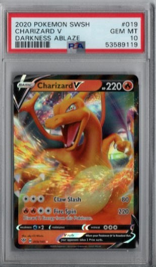 2020 CHARIZARD V #019 - PSA 10