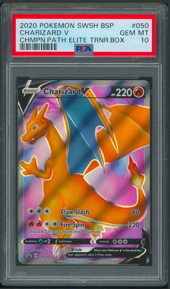 2020 CHARIZARD V #050 - PSA 10