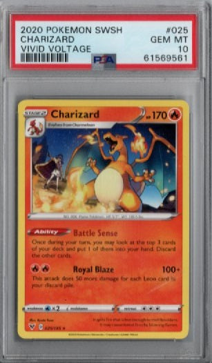 2020 CHARIZARD #025 - PSA 10