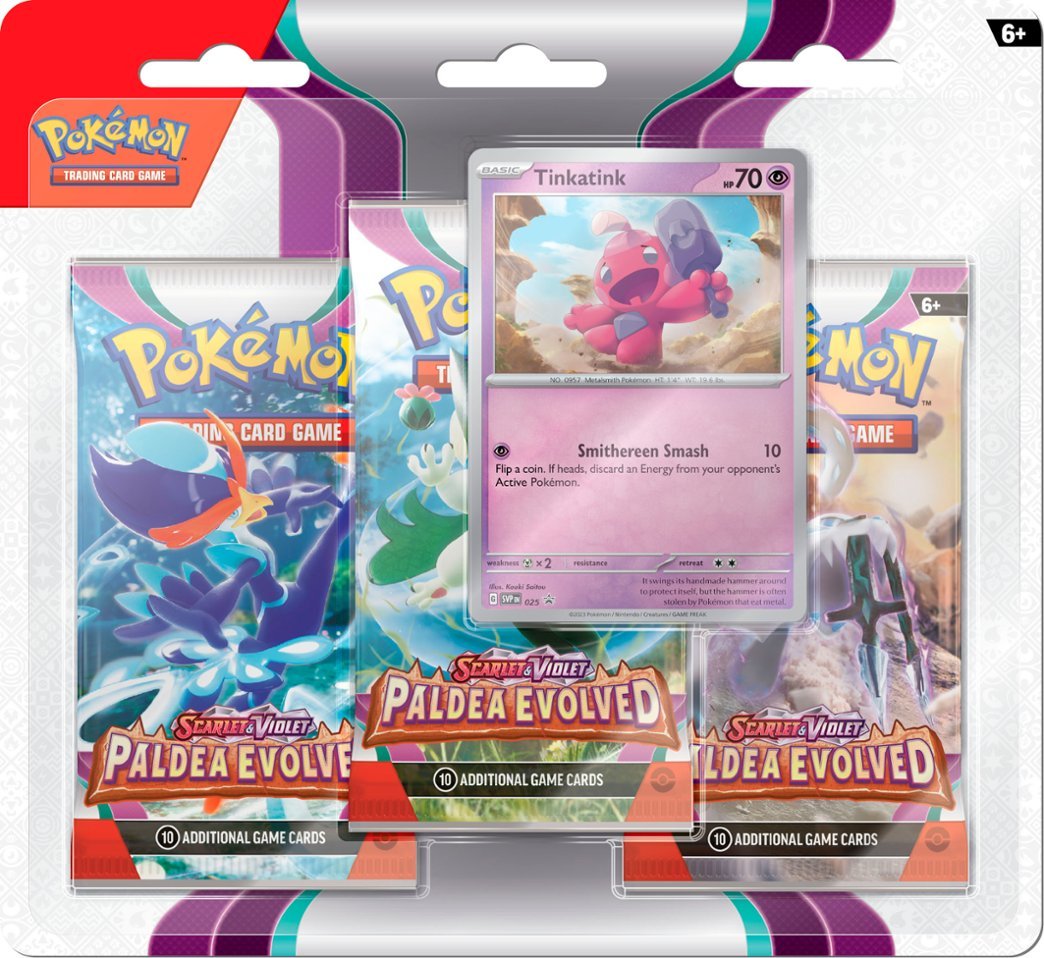 POKÉMON 3-PACK BLISTER SCARLET & VIOLET: PALDEA EVOLVED