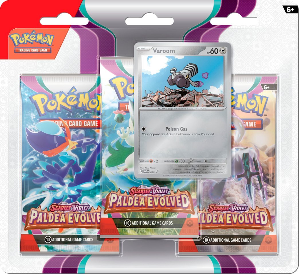 POKÉMON 3-PACK BLISTER SCARLET & VIOLET: PALDEA EVOLVED