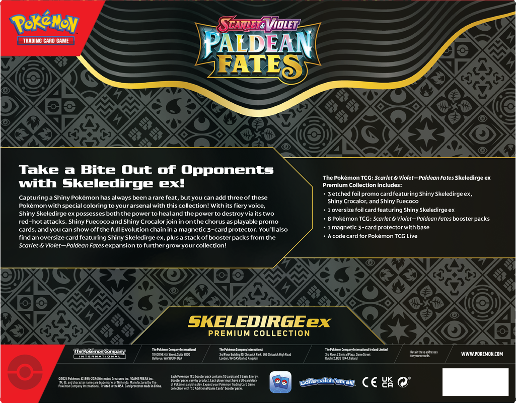 POKÉMON SKELEDIRGE EX PREMIUM COLLECTION