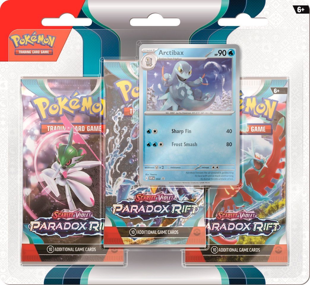 POKÉMON 3-PACK BLISTER SCARLET & VIOLET: PARADOX RIFT